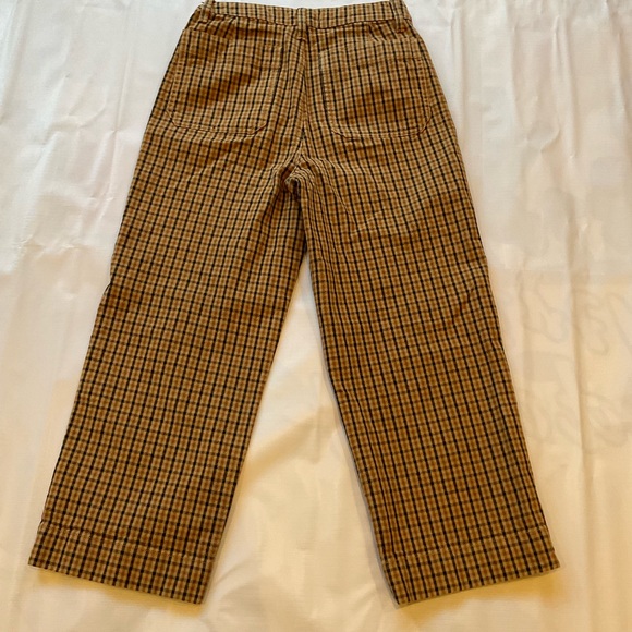 Madewell Plaid Slim Emmet Wide Leg Crop Pants Size 28 - Picture 7 of 15